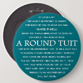 Badge Rond 15,2 Cm Un Tuit rond (Devant & derrière)