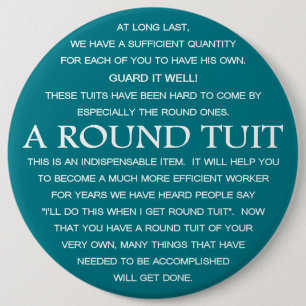 Badge Rond 15,2 Cm Un Tuit rond
