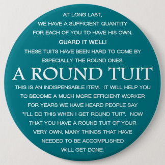 Badge Rond 15,2 Cm Un Tuit rond