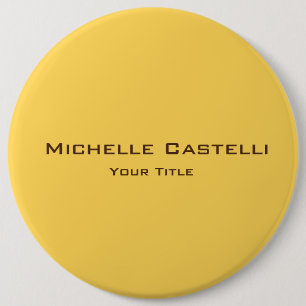 Badge Rond 15,2 Cm Unique professionnel classique simple