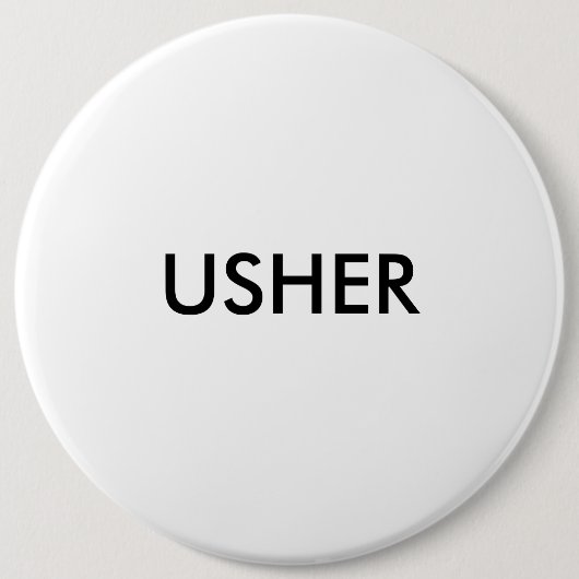 BADGE ROND 15,2 CM USHER (Devant)