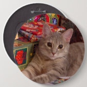 Badge Rond 15,2 Cm Vacances Kitty (Devant & derrière)