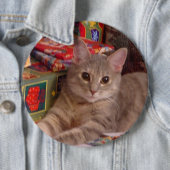 Badge Rond 15,2 Cm Vacances Kitty (En situation)