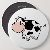 Badge Rond 15,2 Cm Vache (Devant & derrière)
