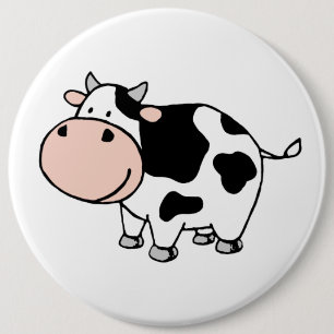 Badge Rond 15,2 Cm Vache