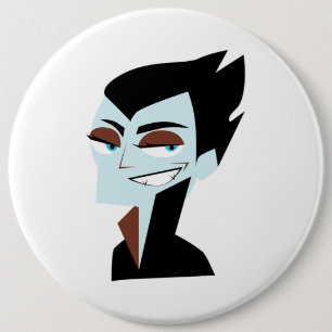 BADGE ROND 15,2 CM VAMPIRE
