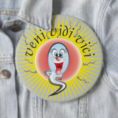 Badge Rond 15,2 Cm veni vedi vici Button (En situation)