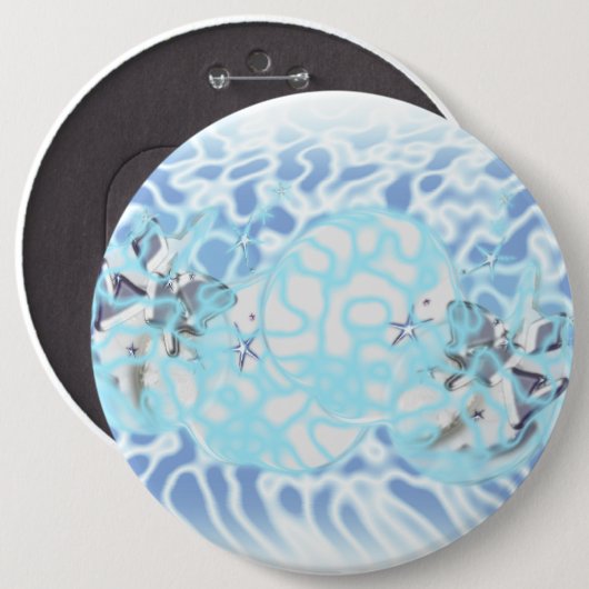 Badge Rond 15,2 Cm Vent de bouton (Devant & derrière)