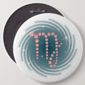 Badge Rond 15,2 Cm Vierge du 23 août au 23 septembre (Devant & derrière)