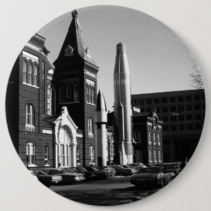 Badge Rond 15,2 Cm Vintage USA Washington National Air Space Museum