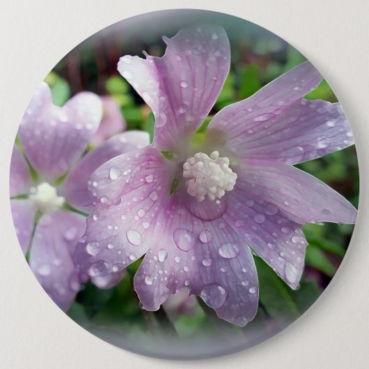 Badge Rond 15,2 Cm Violet clair (Devant)