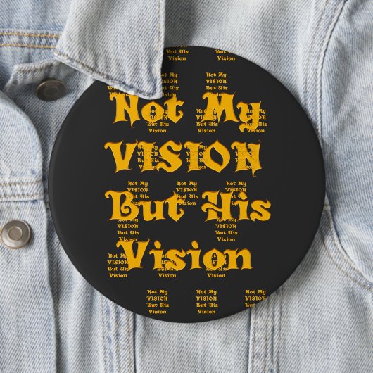 Badge Rond 15,2 Cm Vision (En situation)