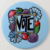 BADGE ROND 15,2 CM VOTE  (Devant)
