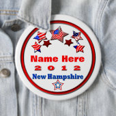 Badge Rond 15,2 Cm Votre candidat (En situation)