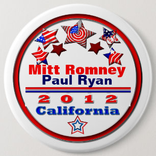 Badge Rond 15,2 Cm Votre candidat la Californie