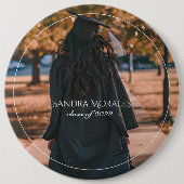 Badge Rond 15,2 Cm Votre classe de photo de diplôme de (Devant)