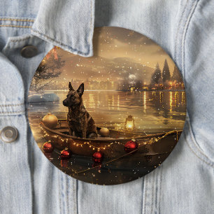 Badge Rond 15,2 Cm Voyage de Noël de Malinoi en Belgique