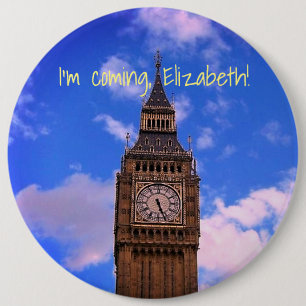 Badge Rond 15,2 Cm Voyager Fun Angleterre