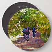 BADGE ROND 15,2 CM VTT (Devant & derrière)