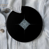 Badge Rond 15,2 Cm Vues fractales (En situation)