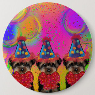 Badge Rond 15,2 Cm Yorkie Poo