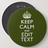 Badge Rond 15,2 Cm Your Text (Devant & derrière)