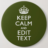 Badge Rond 15,2 Cm Your Text (Devant)
