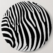 Badge Rond 15,2 Cm Zebra Animalprint (Devant)