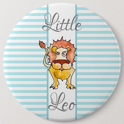 Badge Rond 15,2 Cm Zodiac Leo (Devant)