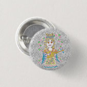 BADGE ROND 2,50 CM 七福神/弁財天 缶バッジ (Devant & derrière)