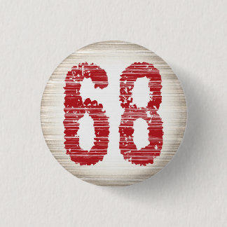 BADGE ROND 2,50 CM 【数字】68バッチ