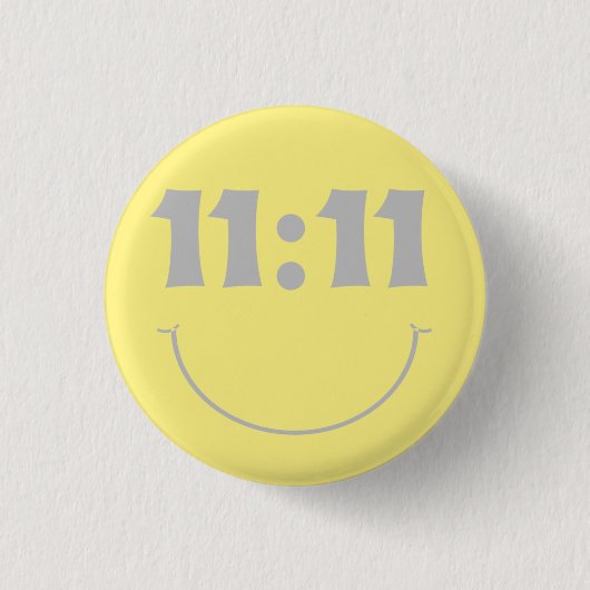 Badge Rond 2,50 Cm 11 11 Sourire (Devant)