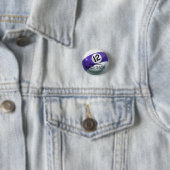 Badge Rond 2,50 Cm 12 balles (En situation)