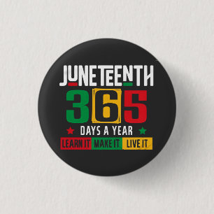 Badge Rond 2,50 Cm 19365 Jours par an Apprenez-le comme vous vivez