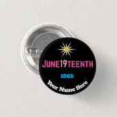 Badge Rond 2,50 Cm 19 juin (Devant & derrière)