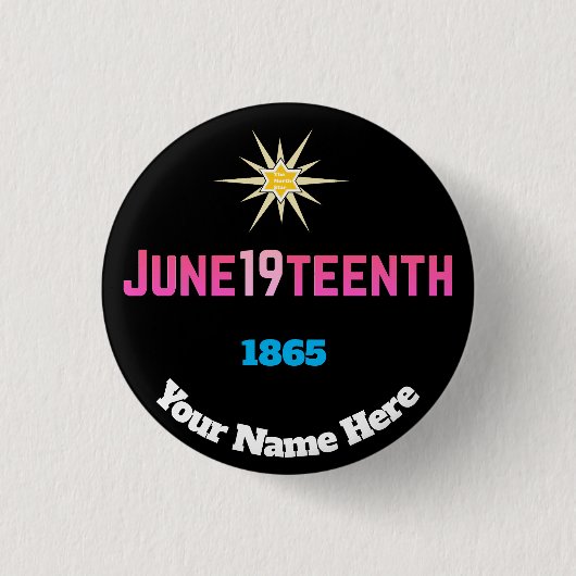 Badge Rond 2,50 Cm 19 juin (Devant)