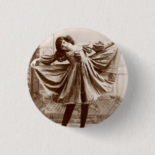 Badge Rond 2,50 Cm 19ème C. La révérence