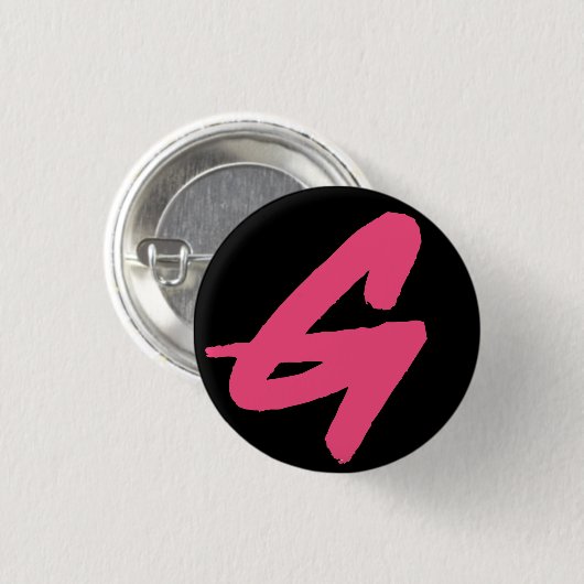 Badge Rond 2,50 Cm 1 1/4" G Button (Devant & derrière)