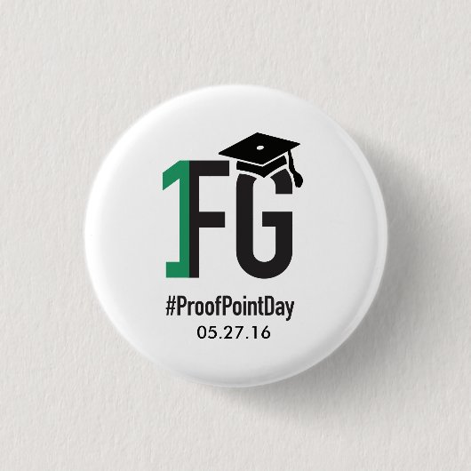 Badge Rond 2,50 Cm 2016 boutons #ProofPointDay (Devant)