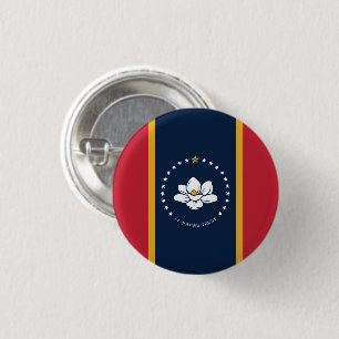 Badge Rond 2,50 Cm 2020 Nouveau Mississippi En Dieu Nous Faisons Conf