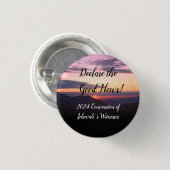 Badge Rond 2,50 Cm 2024 JW Convention Sunset customize (Devant & derrière)