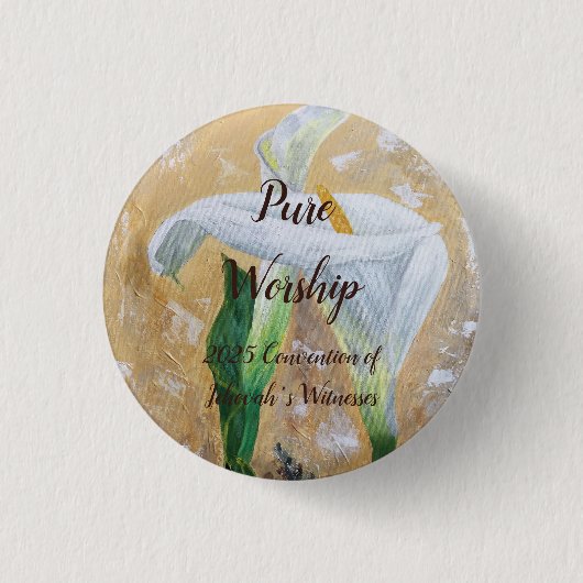 Badge Rond 2,50 Cm 2025 JW convention customize (Devant)