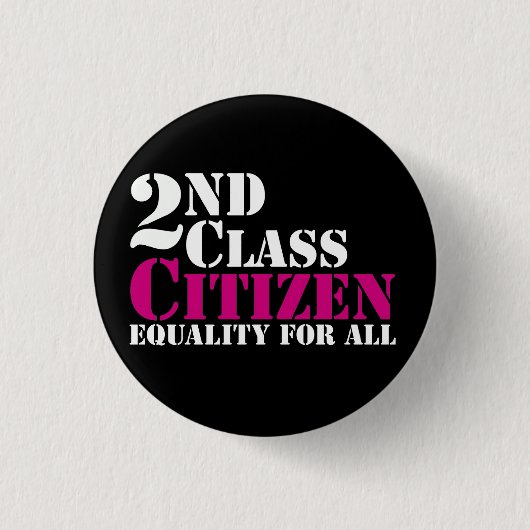 Badge Rond 2,50 Cm 2ème Citoyen de classe (Devant)
