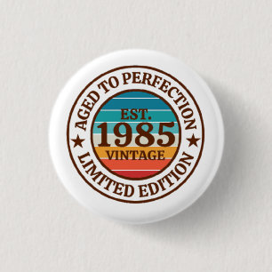 Badge Rond 2,50 Cm 40e anniversaire