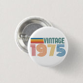 Badge Rond 2,50 Cm 50e anniversaire (Devant & derrière)