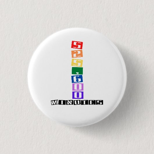 Badge Rond 2,50 Cm 525 600 Minutes (Devant)