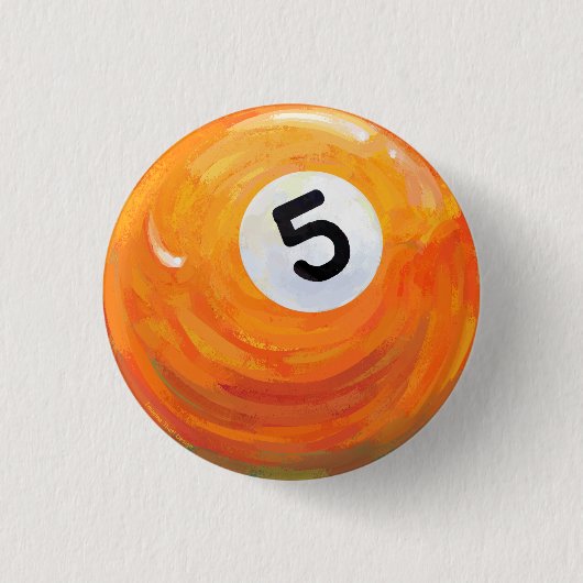 Badge Rond 2,50 Cm 5 balles (Devant)