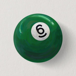 Badge Rond 2,50 Cm 6 balles
