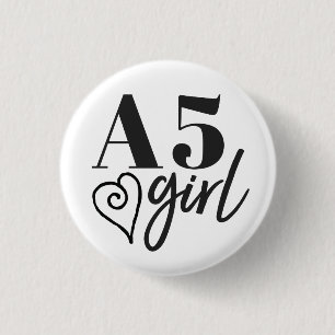 Badge Rond 2,50 Cm A5 fille - Pin de talent