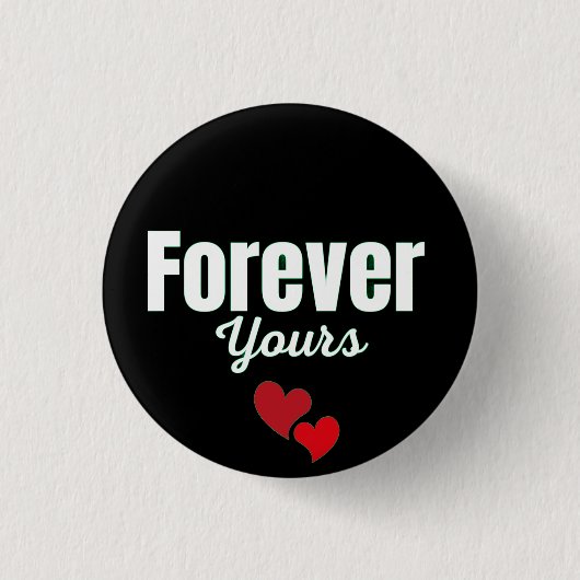 Badge Rond 2,50 Cm À jamais à vous (Devant)
